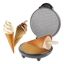 Máquina Para Waffles Conos Helado Cuchufli Galleta Eléctrica