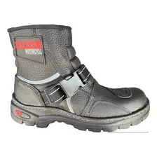 Botas Para Motociclistas Caballero De Piel Antiderapante