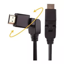 Cable Hdmi 3 Metros Pin 360º 3d 4k 1.4 Full Hd Tv Smart 