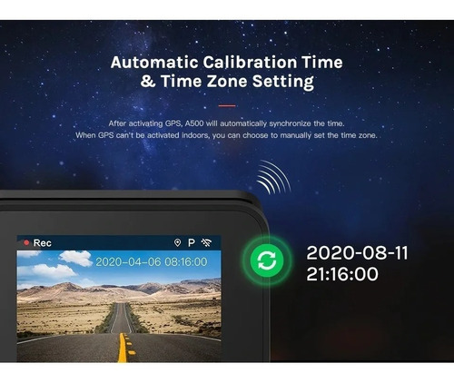 Xiaomi 70mai Plus Dash Cam A500s + Cmara Trasera Gps Y Adas Foto 8