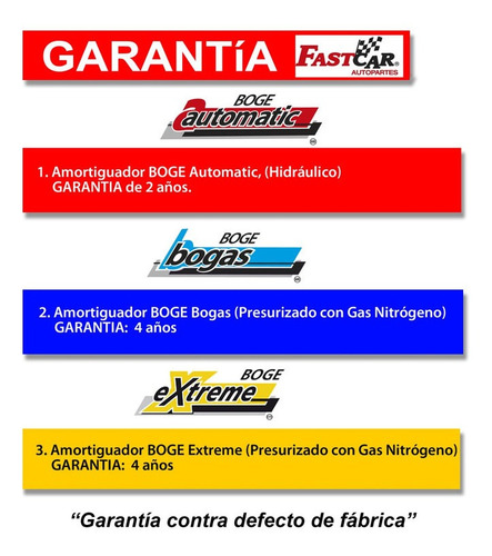 Amortiguadores Nissan Sentra 2.0lts 2007- 2012 Juego 4 Boge Foto 4