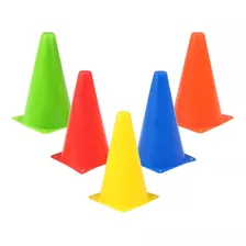 Kit 10 Cones 23cm Agilidade Treinamento Funcional Exercícios