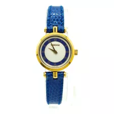 Reloj Gucci Sherryline Azul Con Fondo Blanco Caja 