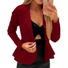 Blazer Neoprene Feminino Casaco Terninho Corte Laser Queima!