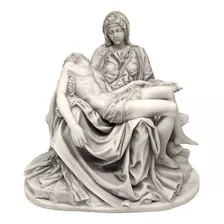 Imagem La Pieta Imagem Em Mármore Maciço Grande Cor Marfim