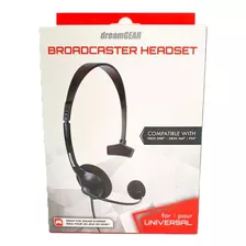 Headset Alambrico Universal Dreamgear Broadcaster Nuevo