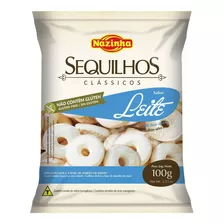 Biscoito Sequilho Leite Sem Glúten Nazinha Clássicos Pacote 100g