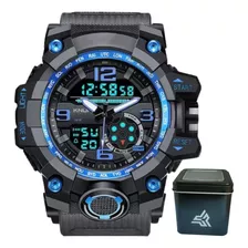 Relógio Masculino Esportivo Militar Tático Shock Digital Led