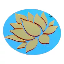 Mandala Flor De Lotus Cubo Metatron Geometria Sagrada 30cm