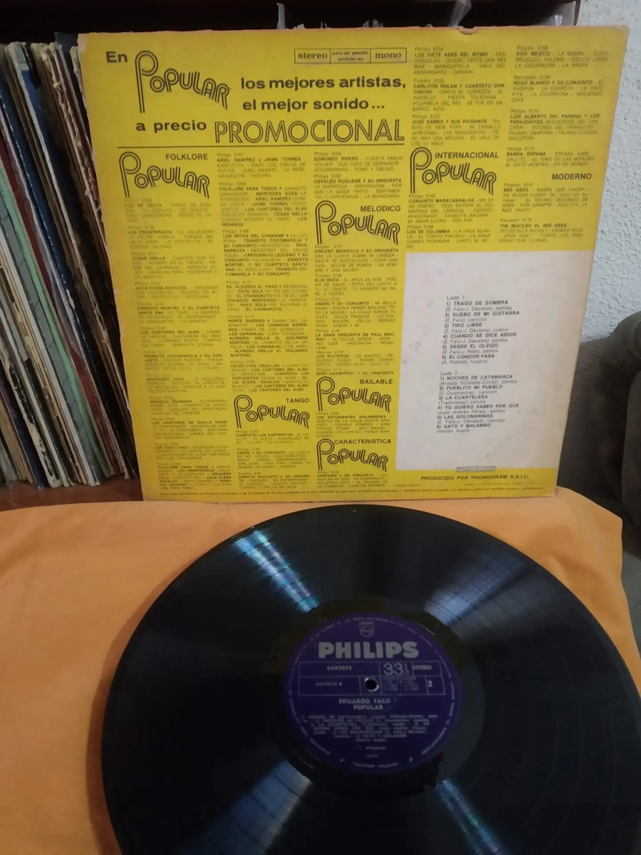 Eduardo Falu - Popular - vinilo 1980