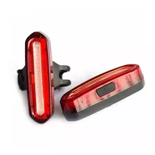 Farol P/bicicleta C/luz Traseira Led Recarregavel Sinaleira