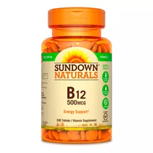 Sundown Naturals Vit B12 200 Tabletas