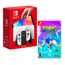 Consola Nintendo Switch Modelo Oled Blanco + Sonic Colors