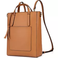 Bolso Tote Mochila Convertible Para Mujer Bolso De Ve...