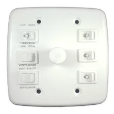 Controle Para Ventilador De Teto 4x4 Bivolt 110v 220v 4 Lamp