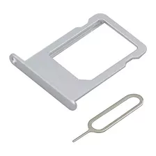 Sim Tarjeta Slot Tray Holder Para iPhone 5s/se 2016 Plateado