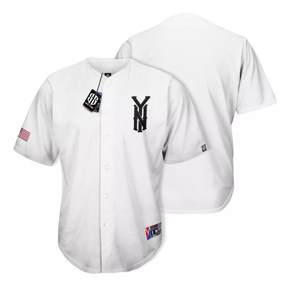 Camisa De Baseball New York Ny Bordada Jersey