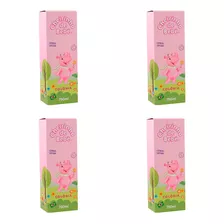 Kit Com 4 Deo Colônia Perfume Cheirinho De Bebê Rosa 750ml