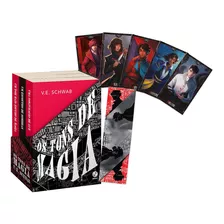 Box Tons De Magia V. E. Schwab 3 Volumes + Marcador E Cards