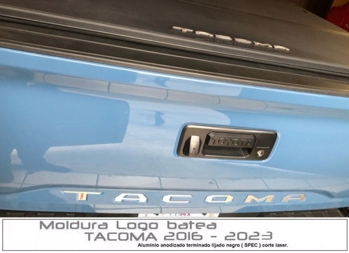 Letras Logotipo Tapa Batea (caja) Toyota Tacoma 2016 - 2023 Foto 6