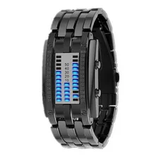 Reloj De Luz Dual Led Binario