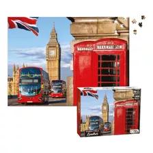 Quebra-cabeça Londres Reino Unido P/ Adulto Familia 1000pcs