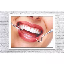 Quadro Decorativo Consultório Odontológico Dentista Tt05