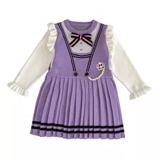 Vestido De Princesa Kuromi Kitty Cat Para Niña