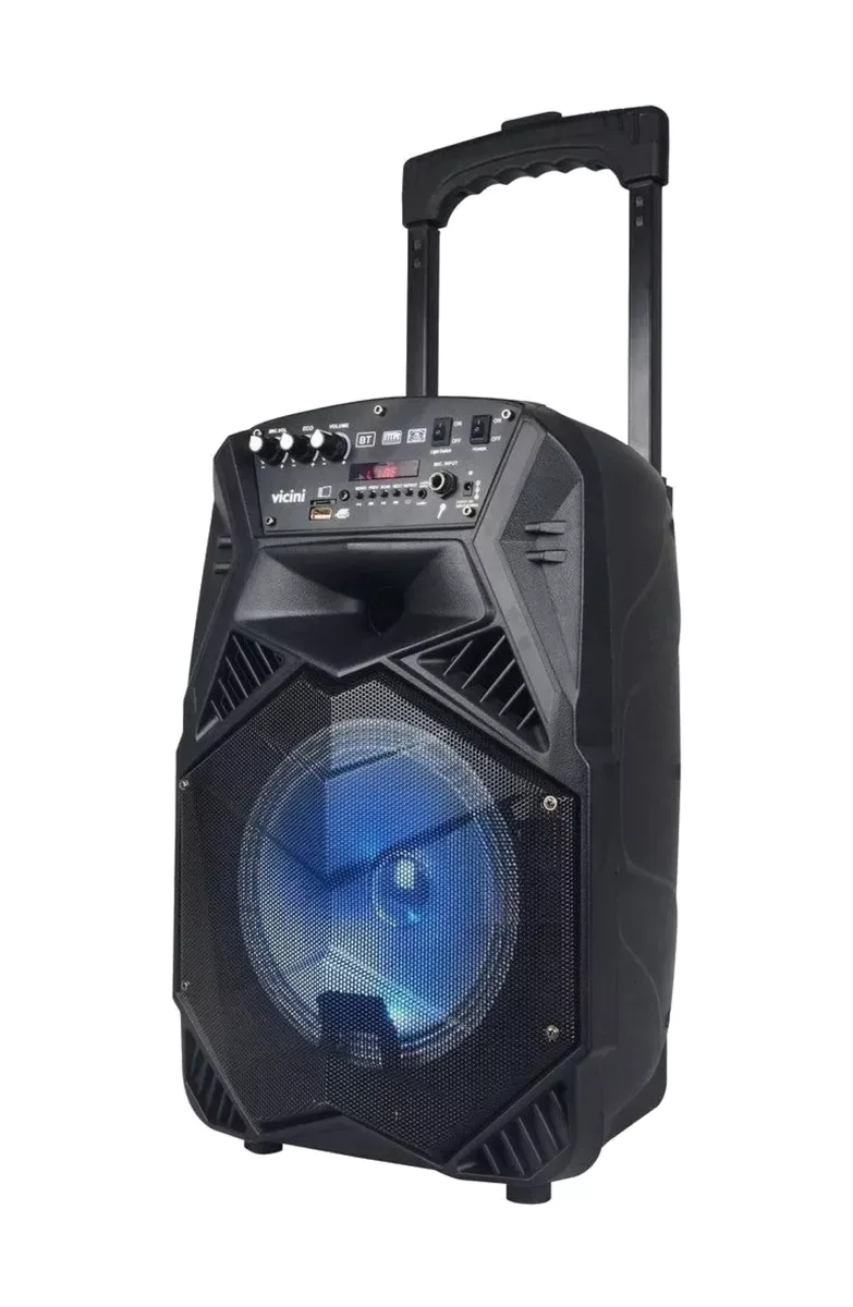 Alto-falante Vicini Vc-7101 01cxh26699993 Portátil Com Bluetooth Preto 110v/220v 