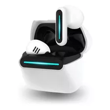 Audífonos Bluetooth Gamer Langsdom Delta Color Blanco Color De La Luz Azul Claro