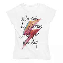 Playera Brush Thunder | Mujer Con Estampado Digital