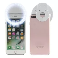 Aro Luz Led Selfie Smartphone Recargable Portatil 