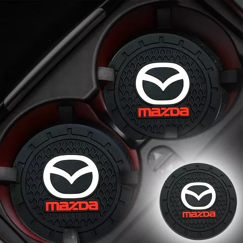 Par Porta Vasos Premium Logo Mazda 6 2005-2007 Foto 5