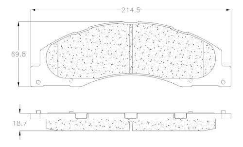 Balatas Delanteras Para Ford Econoline Van 2013 Grc Foto 2