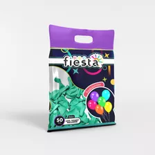 50 Globos Látex No.9 Premium Calidad Helio Pro Fiesta