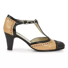 Sandalia Cuero Mujer Briganti Zapato De Vestir Mcsd04367 Vh