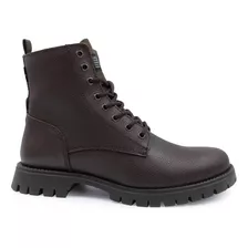 Bota Levis Lv-212427c De Piel Para Caballero Cafe