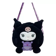 Bolsa Pelúcia Hello Kitty Sanrio Kuromi