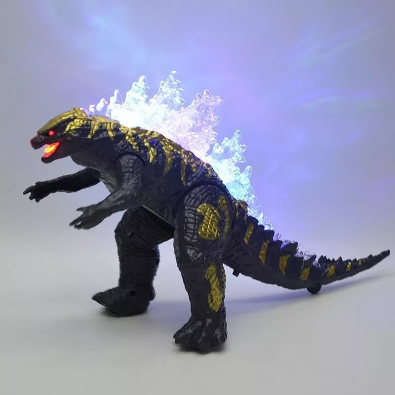 Dinossauro Godzilla Earth Planeta Som E Luz - Cinza
