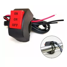 Boton Switch Universal Moto Motoneta On / On / Off 2 Pasos