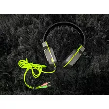 Fone De Ouvido Headset Gamer P2 Preto/verde Multilaser Mic