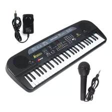Teclado Musical Piano Organo Infantil 54 Teclas Microfono C
