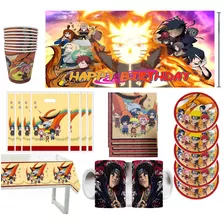 Kit Cotillón Cumpleaños Naruto Anime Pack + Envío