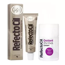 Kit Refectocil 1 Tinta+1 Oxidante Creme N°3.1 Castanho Claro