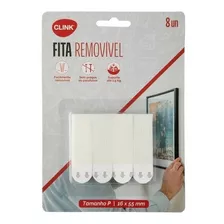 Fita Removível De Plástico Adesivo 16x55mm Clink