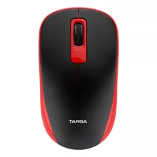 5 Mouse Óptico Sem Fio 1200 Dpi Targa M70w Vermelho Atacado