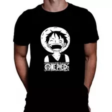 Camisa Camiseta One Piece Luffy Chapéu De Palha Anime Manga