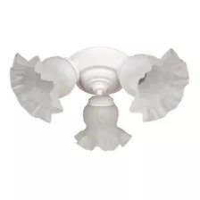 Lustre/luminária Tulipa Viena Para 3 Lâmpadas Branco