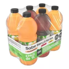 Néctares Del Valle, Jugos Sabores Surtidos 6 Pzas De 1 L C/u