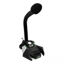 Microfono Pc Gamer Usb Leds Salida Auricular Control Volumen
